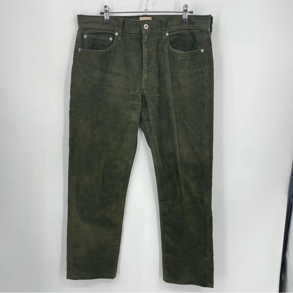 J.Crew 770™ Straight-fit pant in corduroy - Forest Moss Men's 32x27.5 G7137